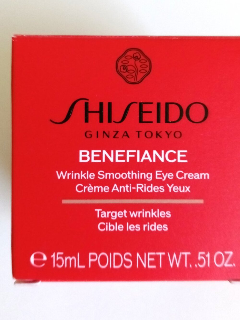 Shiseido - Benefiance Wrinkle Smoothing Eye Cream - 15 ml